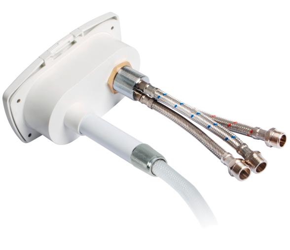 Caja con Ducha New Edge Manguera PVC con Mezclador Mizar