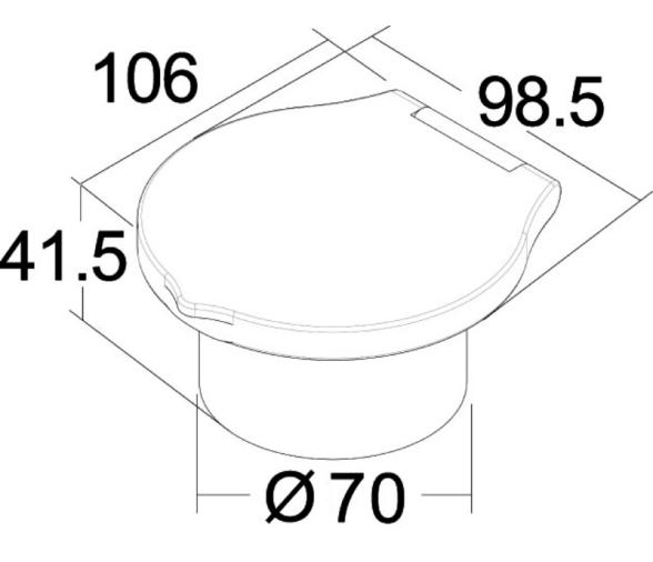 Caja Ducha Blanca con Manguera PVC