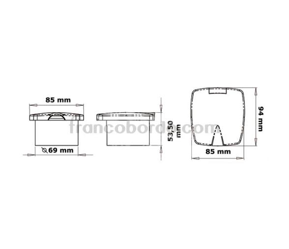 Caja Ducha Blanca con Pomo Ducha Niagara