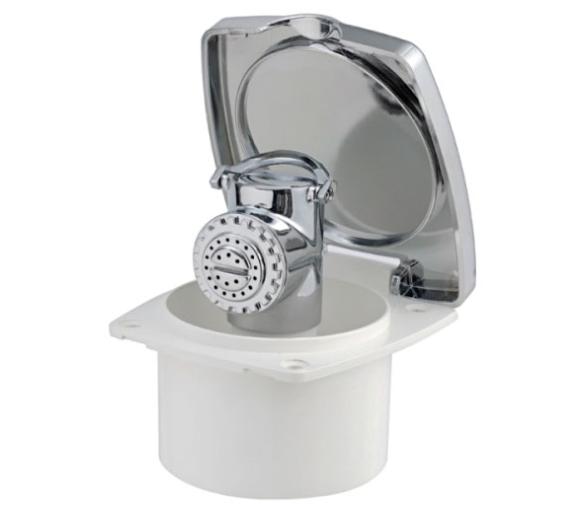 Caja Ducha Cromada con Pomo Ducha Extra