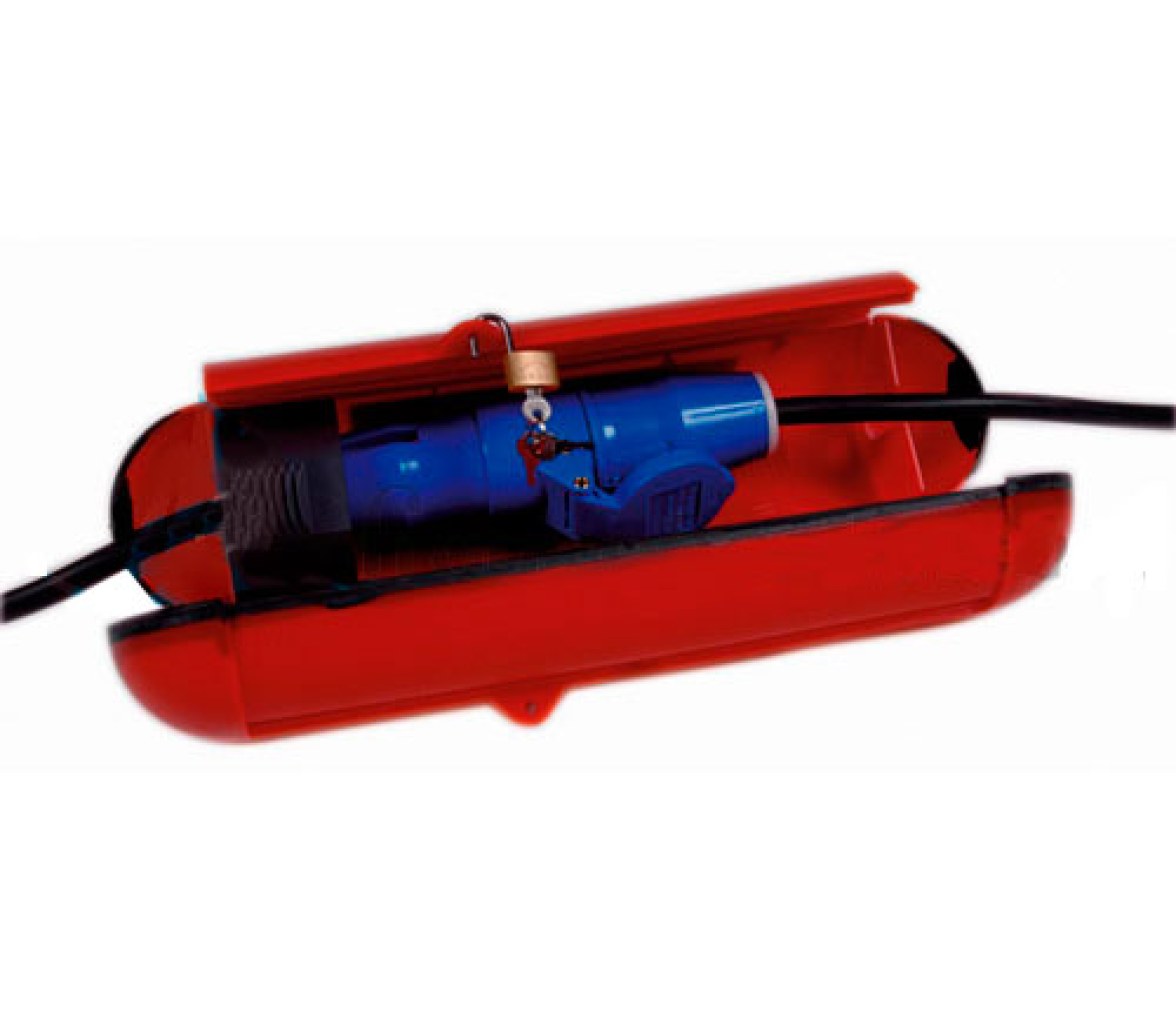 Caja Estanca para Enchufe Pantalan con Candado