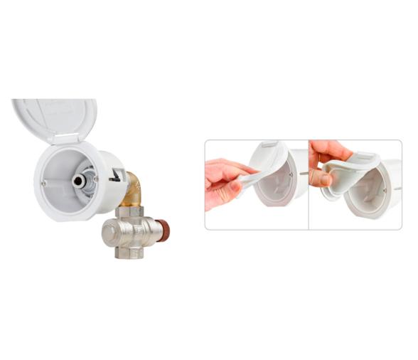 Caja Flexible para Entrada de Agua Dulce y Salida de Agua de Mar