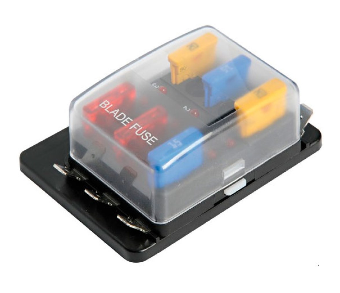 Caja Fusibles con Indicadores LED