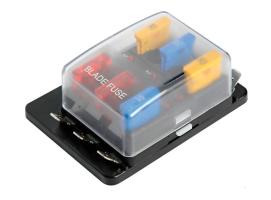 Fuse Holder Box with LED Warning Lights