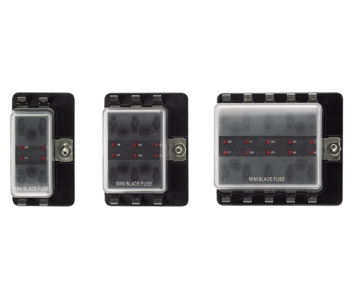 Caja Fusibles con Indicadores LED