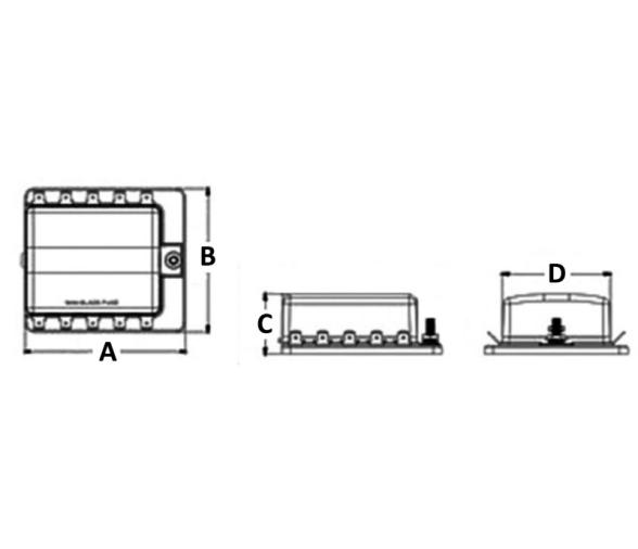 Caja Fusibles con Indicadores LED