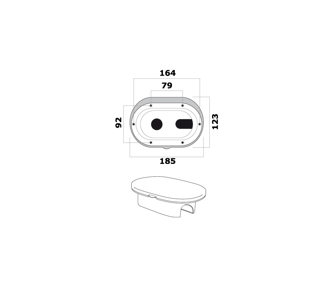 Desy Shower Box with Mixer