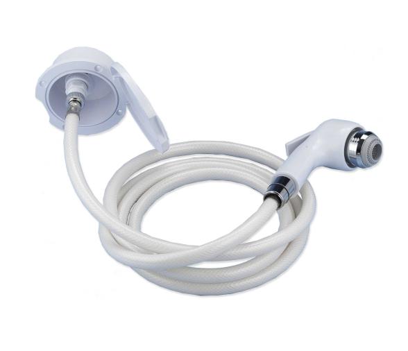 Caja con Kit de Acoplamiento Rapido para Manguera y Ducha