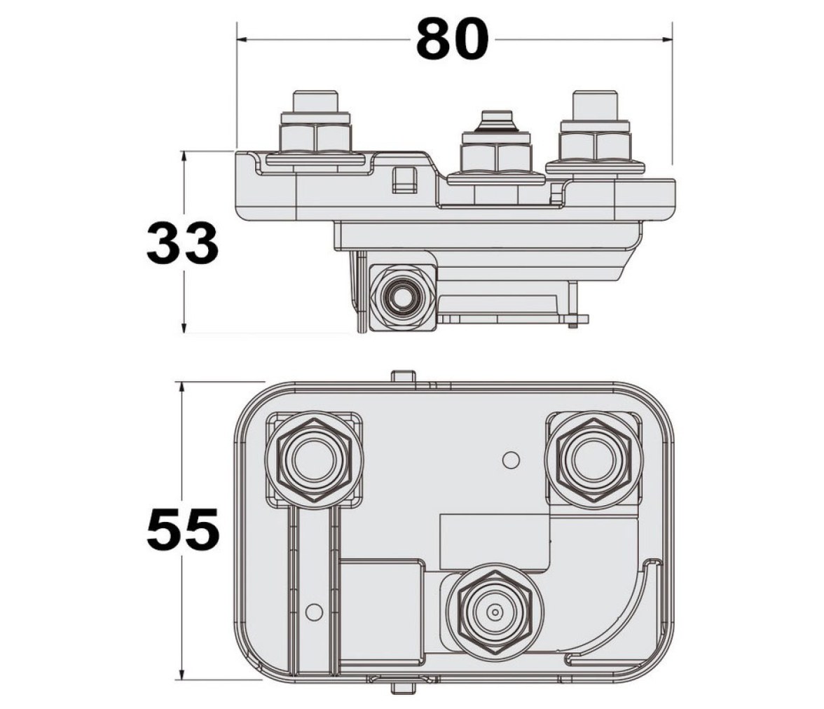 Caja Distribucion para Mega Fusible