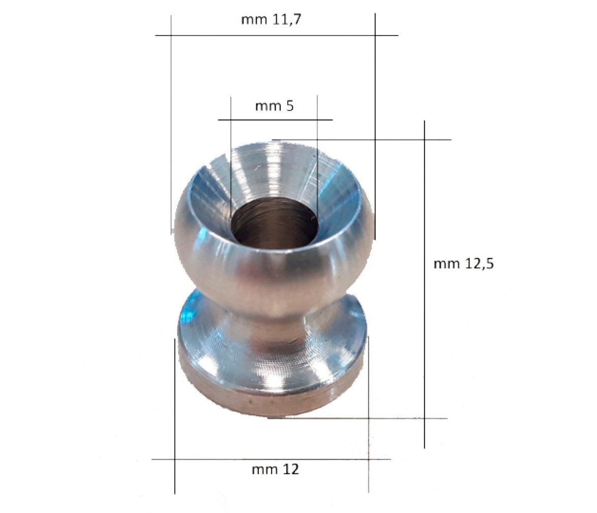 Calamon de Tapa Acero Inoxidable 13 mm