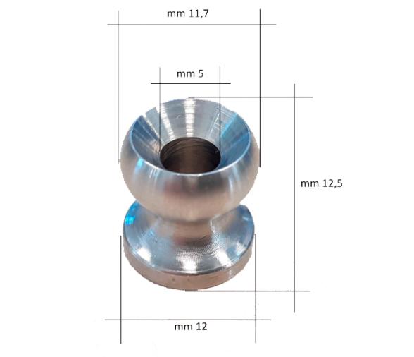 Calamon de Tapa Acero Inoxidable 13 mm