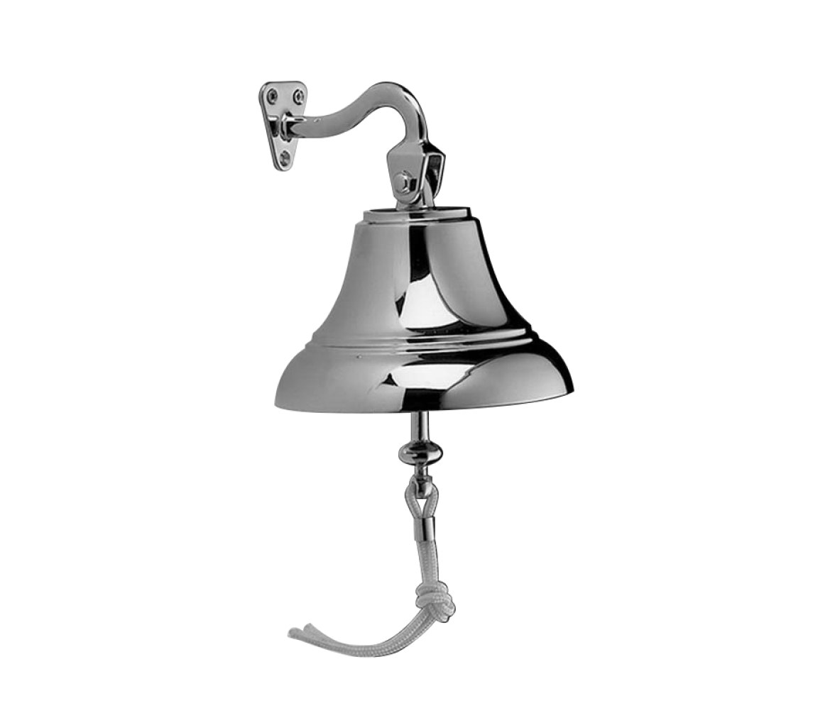 Campana Latón Cromado 100 mm