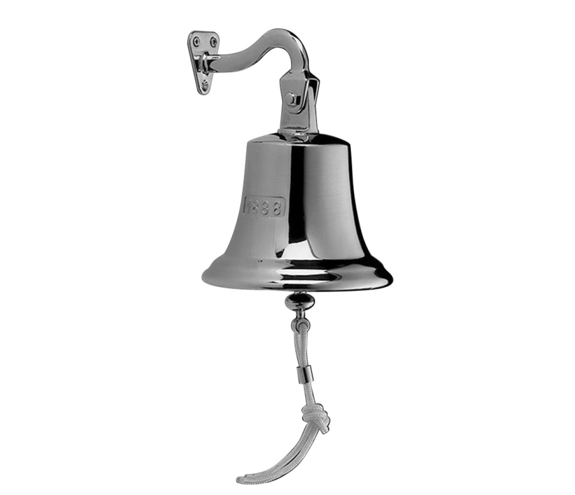 Campana Latón Cromado 190 mm