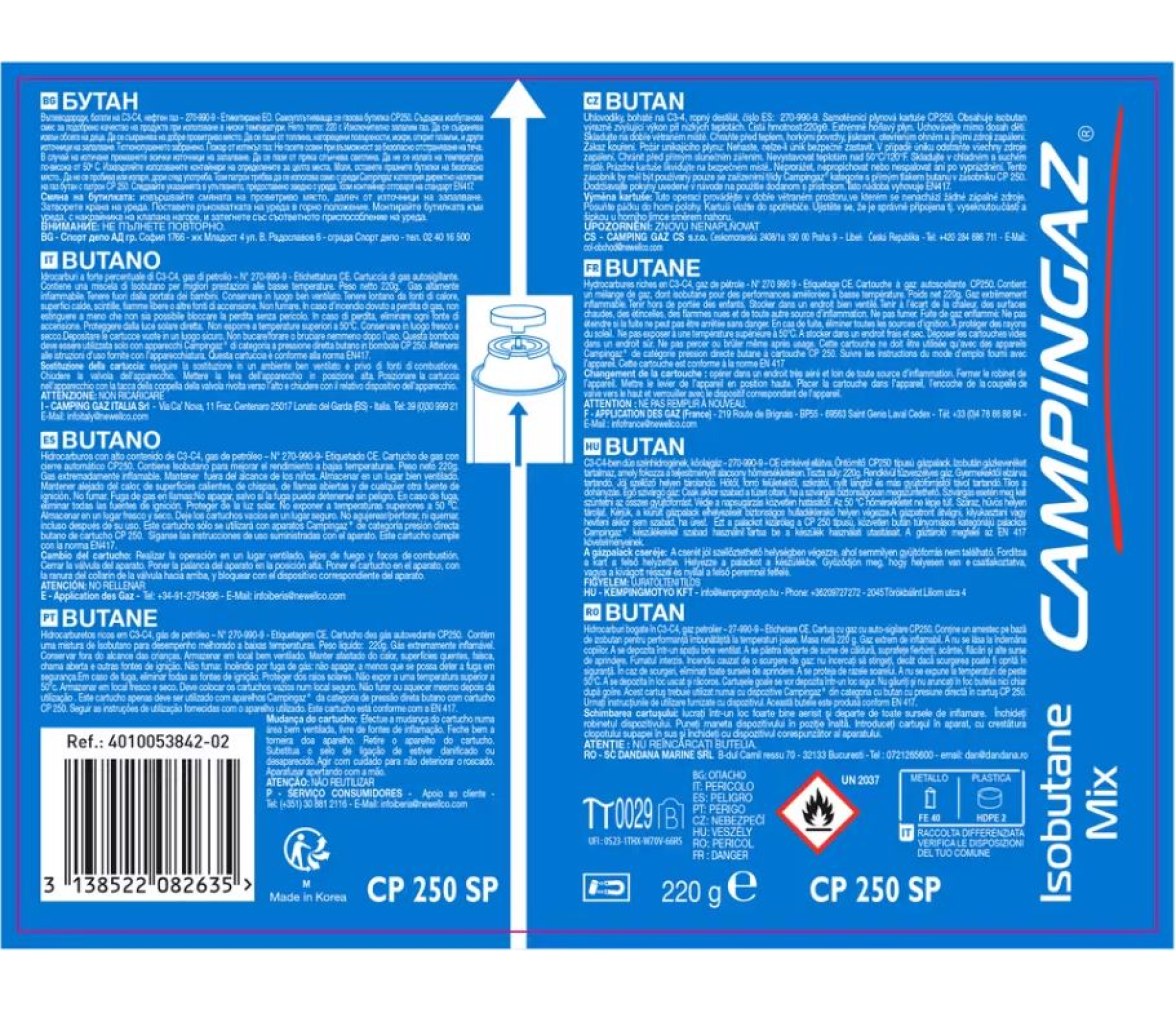 Campingaz Botella de Gas CP 250
