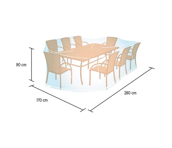 Campingaz Funda Cubre Mesa Rectangular/Ovalada XL