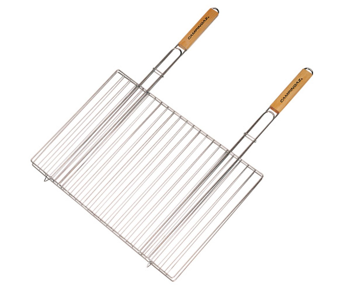 Campingaz Cesta Parrilla Rectangular Doble Mango