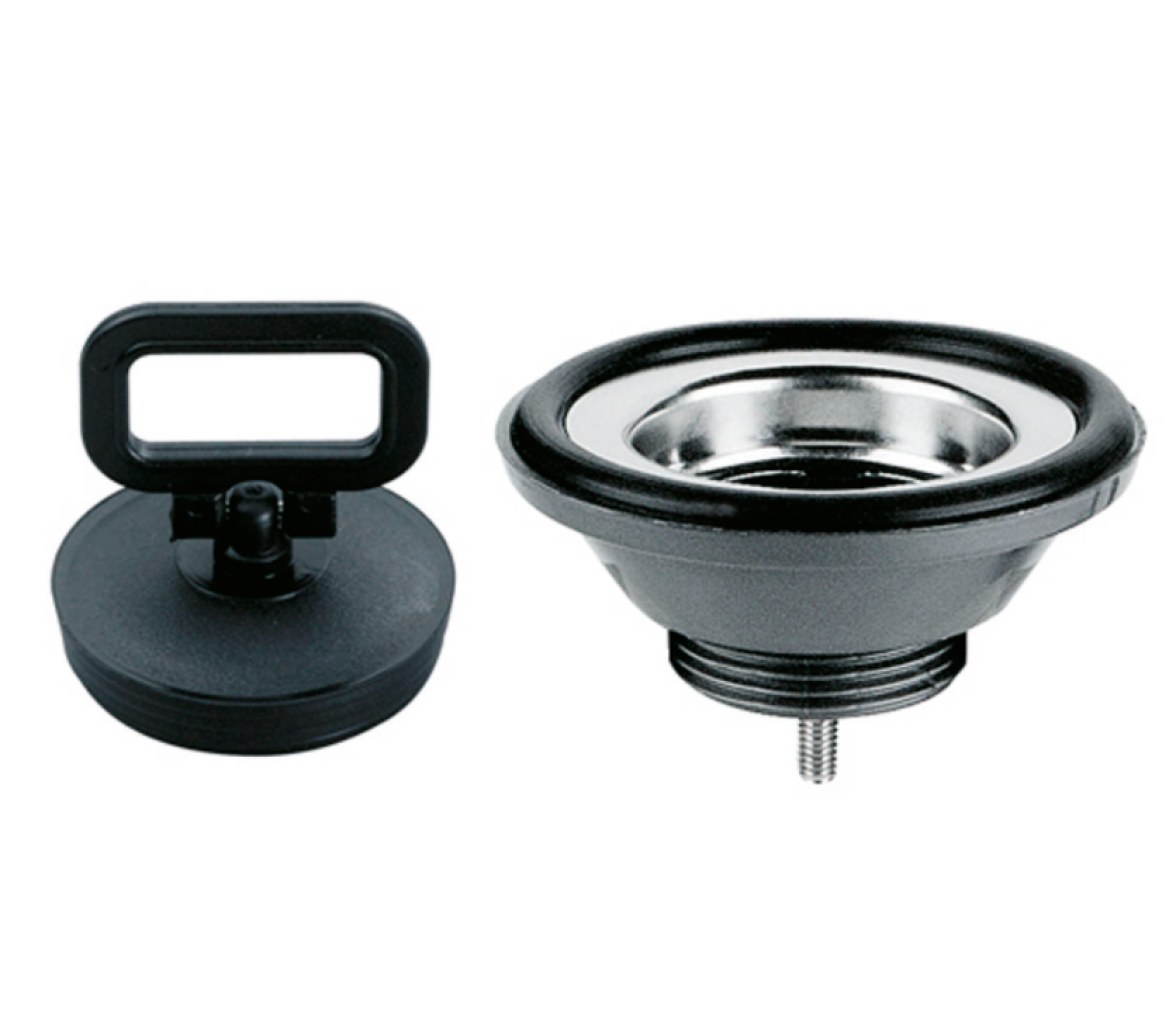 Can Desagüe Inox con Tapon de Plastico