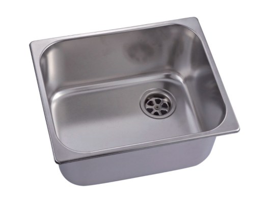 Can Fregadero Rectangular en Acero Inoxidable