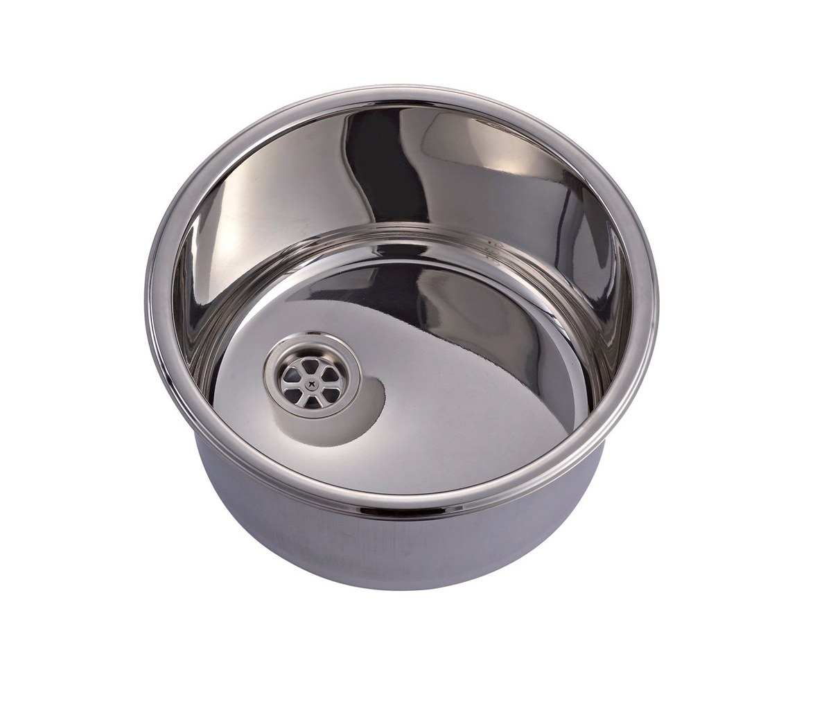 Can Round Sink Stainless Steel