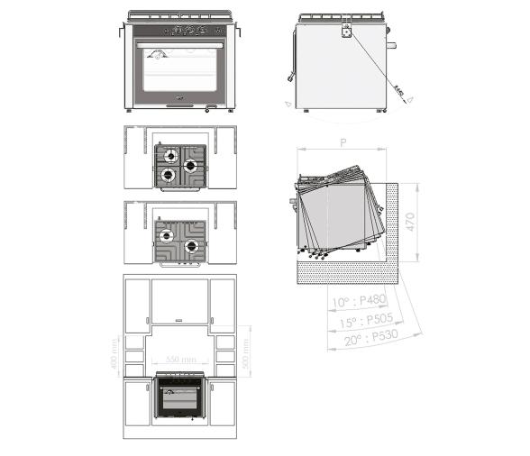 Can Horno Con Cocina 2 Fuegos CU2000