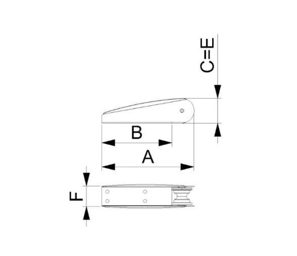 Can Puntera de Proa para Anclas 10 kg
