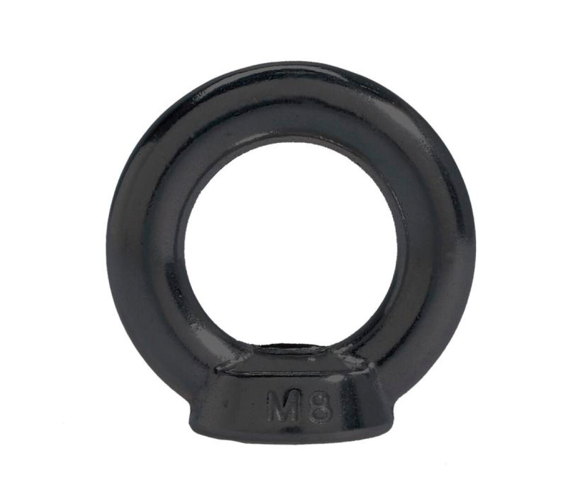 Tuerca con Ojo Inox Negra