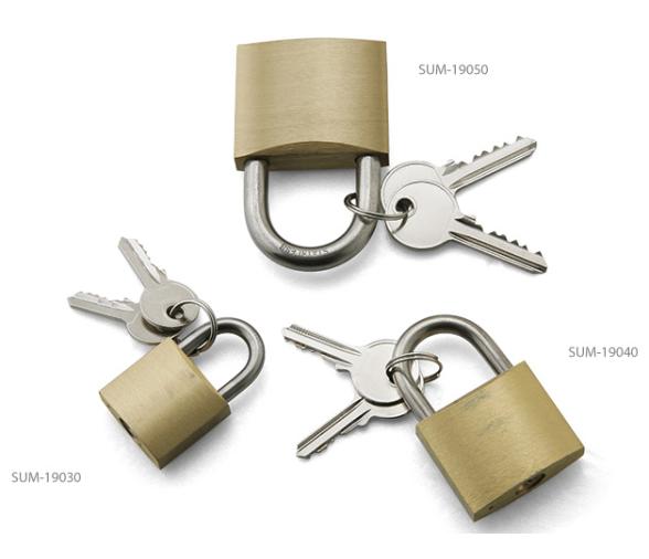 Candado Marino en Latón y Acero Inoxidable