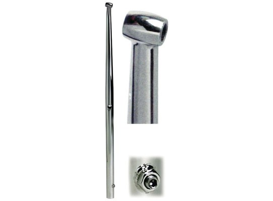 Stanchion Stainless steel 60 degree T with screw