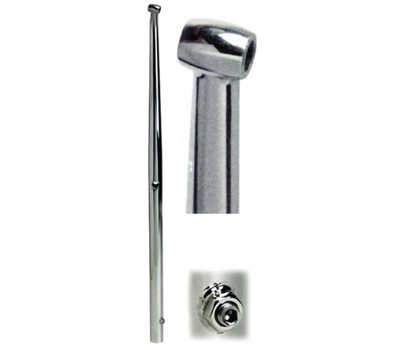 Candelero Acero inox acabado union T con tornillo