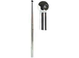 Stanchion Spherical head Stainless steel diameter pipe 25 mm