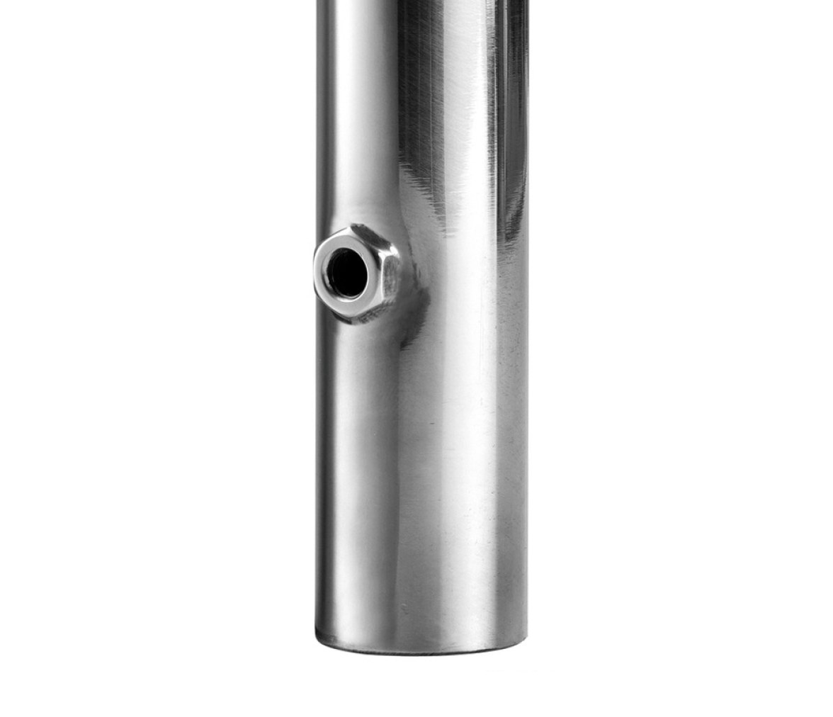Candelero Doble Acero Inoxidable