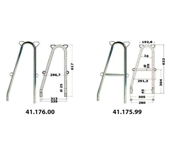 Candelero Doble Acero Inoxidable