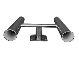 Portacañas Fijo Doble Acero Inoxidable AISI 316