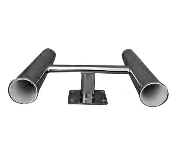 Portacañas Fijo Doble Acero Inoxidable AISI 316