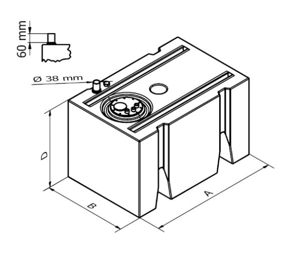 CanSB Deposito Combustible Gran Capacidad 215L