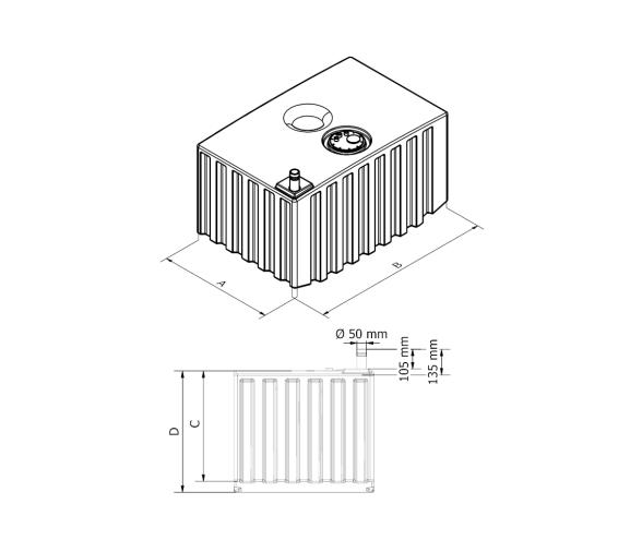CanSB Deposito Combustible Gran Capacidad 480L