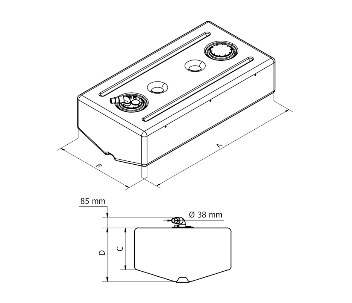 CanSB Deposito Gran Capacidad 190/420 L