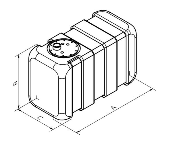 CanSB Tanque Agua Gran Capacidad 70L