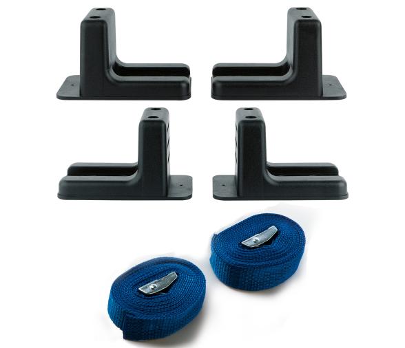 CanSB Kit de Fijacion de Depositos Negro