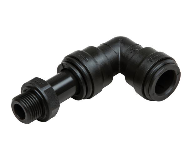 CanSB Racor Acodado 15 mm Macho