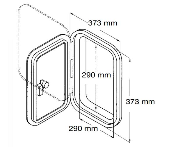 CanSB Registro 2 en 1 Removible 374x374mm