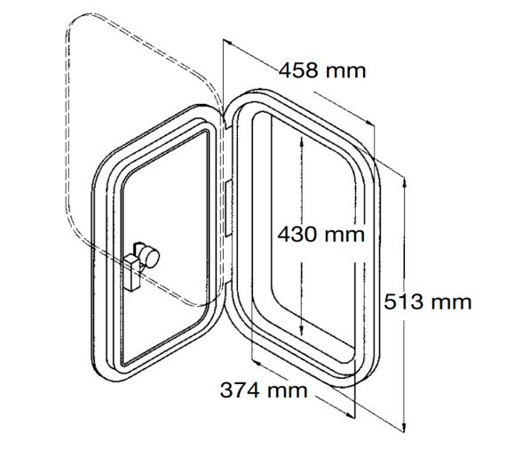 CanSB Registro 2 en 1 Removible 459x514mm