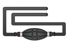CanSB Tubo Combustible con Bomba Cebadora 3 Metros