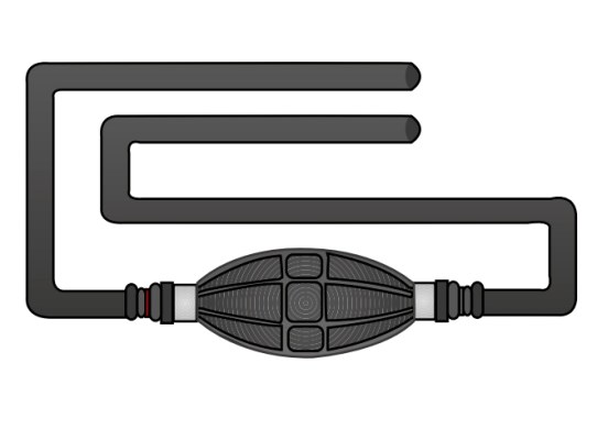 CanSB Fuel Line with Primer Bulb 3 Meters