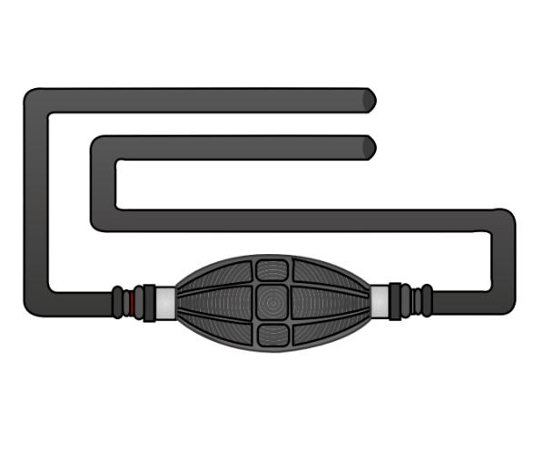 CanSB Tubo Combustible con Bomba Cebadora 3 Metros