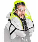 Capucha antisalpicaduras para agua y viento