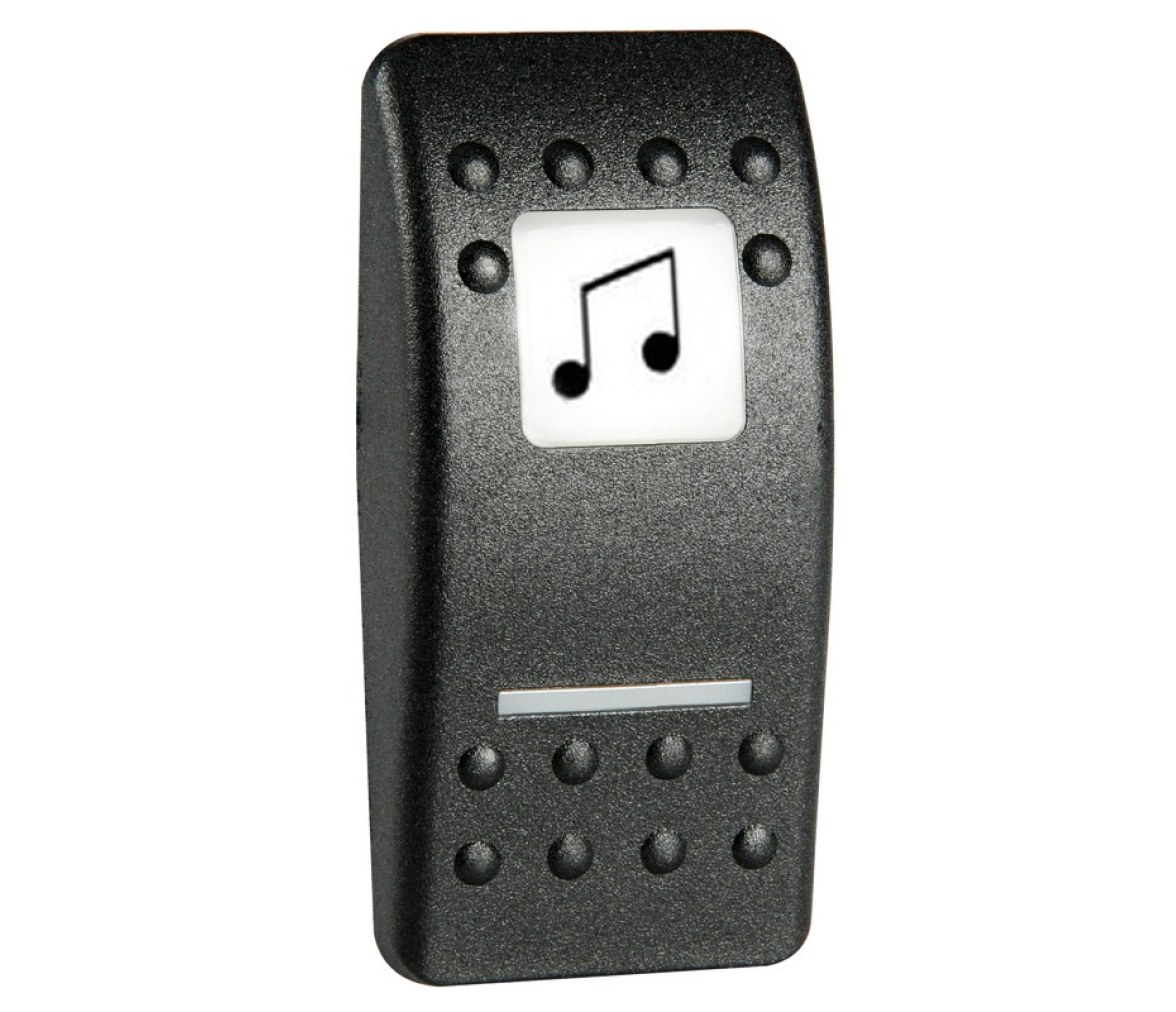 CarlingSwitch Símbolo Reproductor de Música Tapa de Interruptor