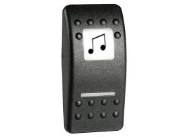 CarlingSwitch Símbolo Reproductor de Música Tapa de Interruptor