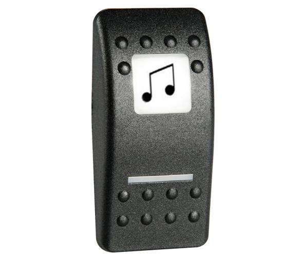 CarlingSwitch Símbolo Reproductor de Música Tapa de Interruptor