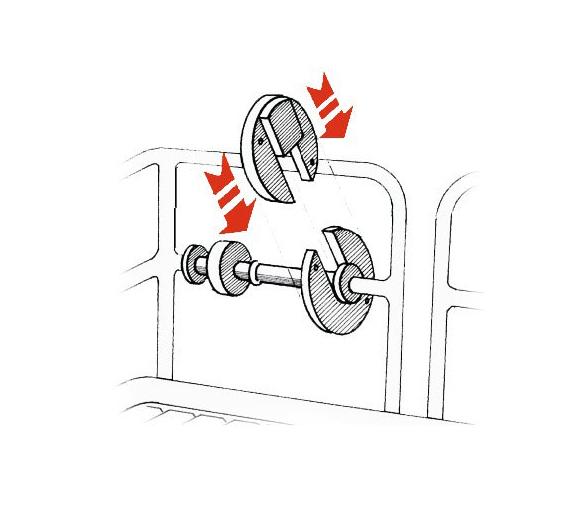 Carrete de Plastico para Rabiza
